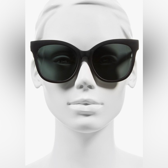 Quay cat eye big sunglasses it’s my way 53mm black glasses new